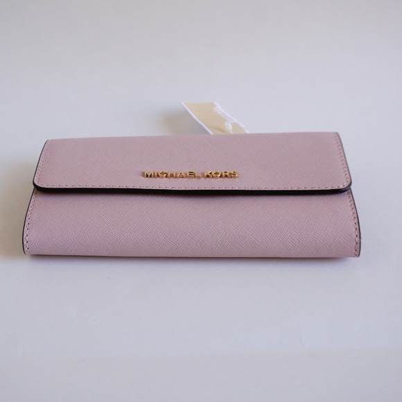 Michael Kors LG Trifold Wallet Pink(Blossom) - Picture 4 of 7